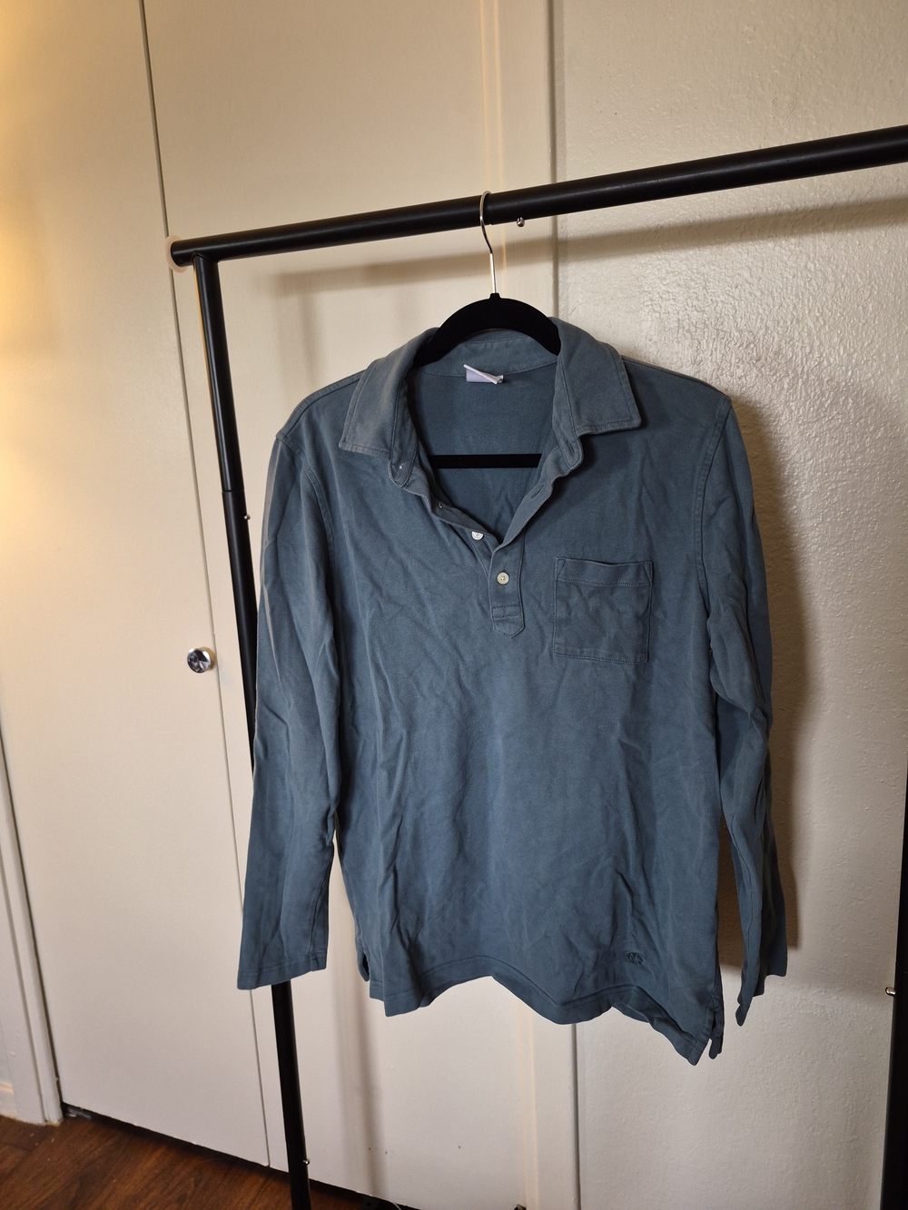 Brooks Brothers Men's Long-Sleeve Polo in Teal